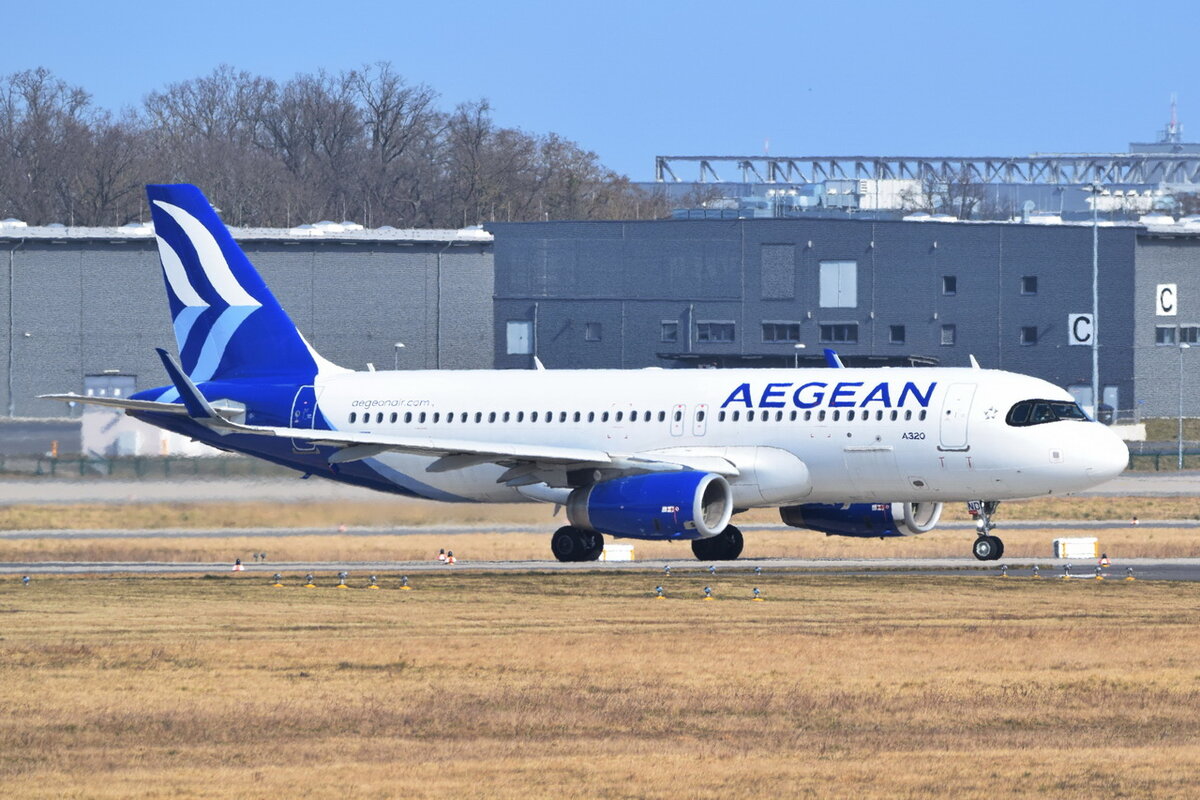 SX-DND , Aegean Airlines , Airbus A320-232(WL) , 18.03.2022 , Berlin-Brandenburg  Willy Brandt  , BER , 