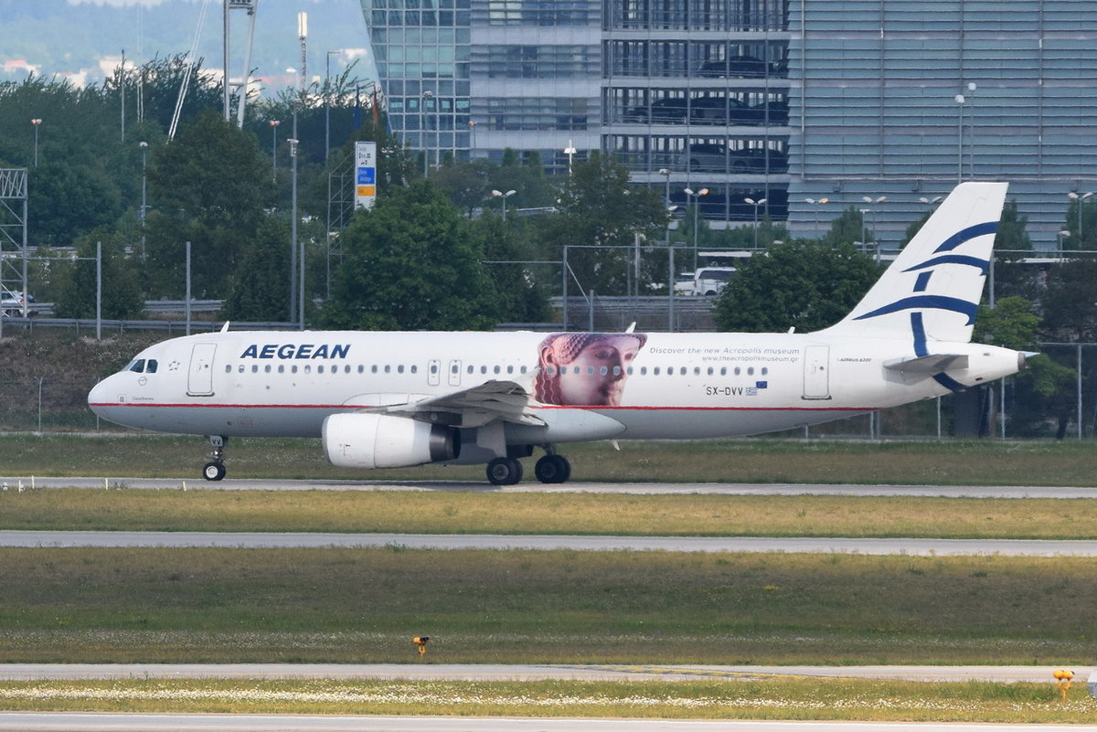SX-DVV Aegean Airlines Airbus A320-232  , MUC , 12.05.2018