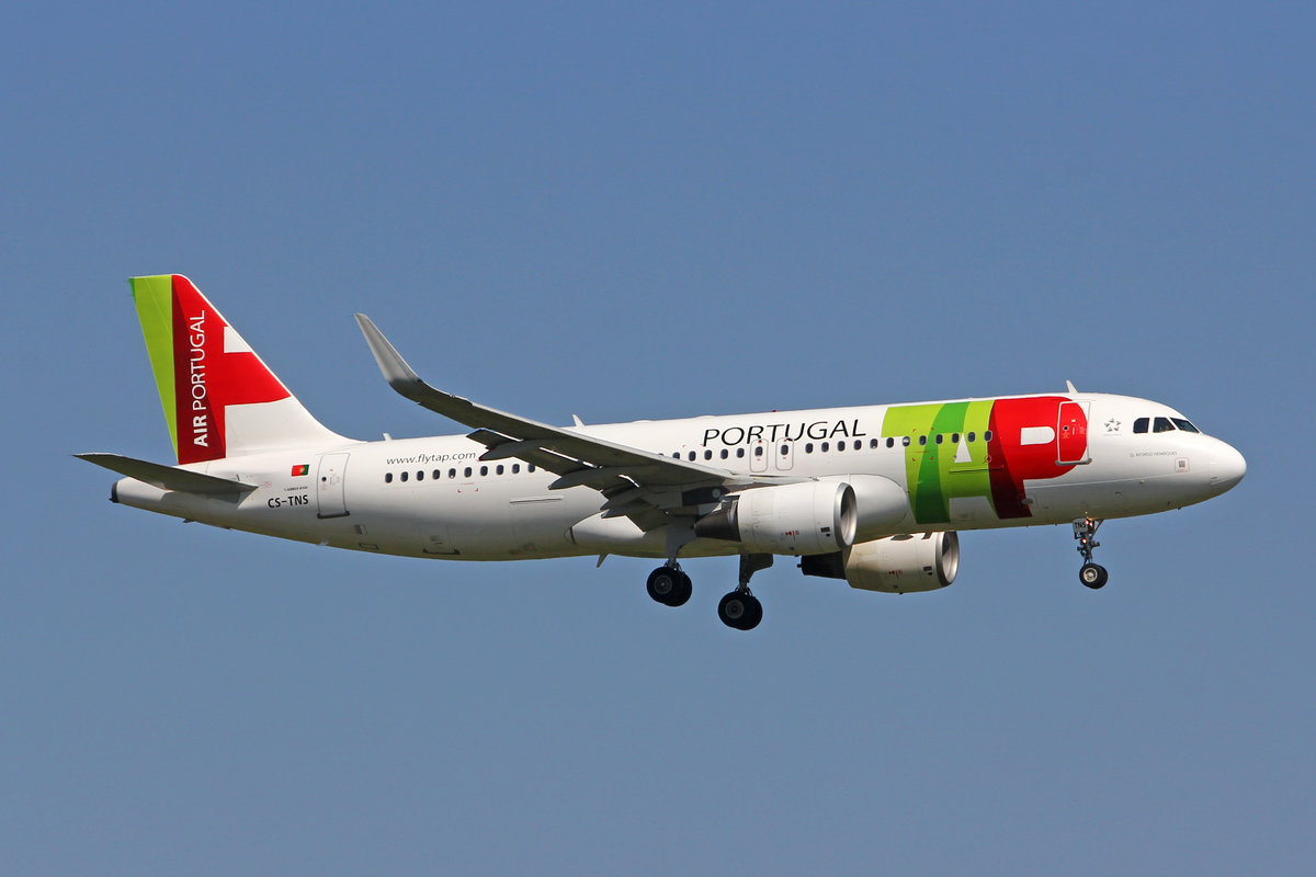 TAP Air Portugal, CS-TNS, Airbus A320-214,  D. Afonso Henriques , msn: 4021, 05.September 2018, ZRH Zürich, Switzerland.