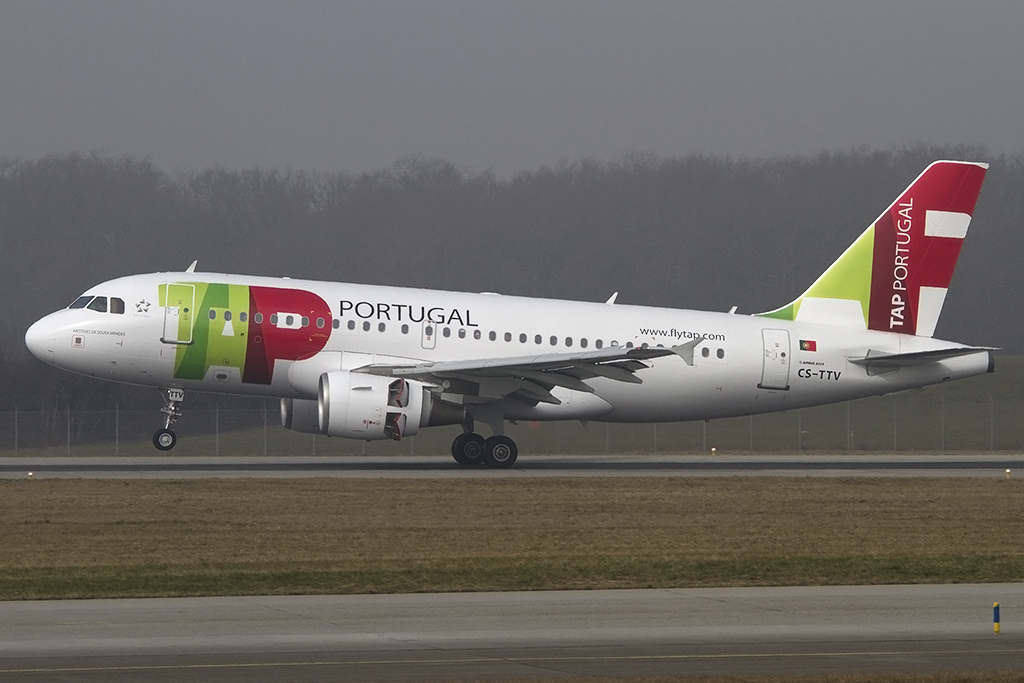 TAP Air Portugal, CS-TTV, Airbus, A319-112, 12.02.2015, GVA, Geneve, Switzerland 




