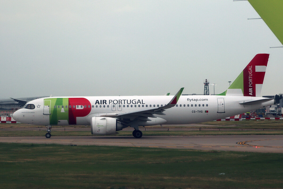 TAP Air Portugal, CS-TVG, Airbus A320-251N, 08.Juli 2023, LHR London Heathrow, United Kingdom.