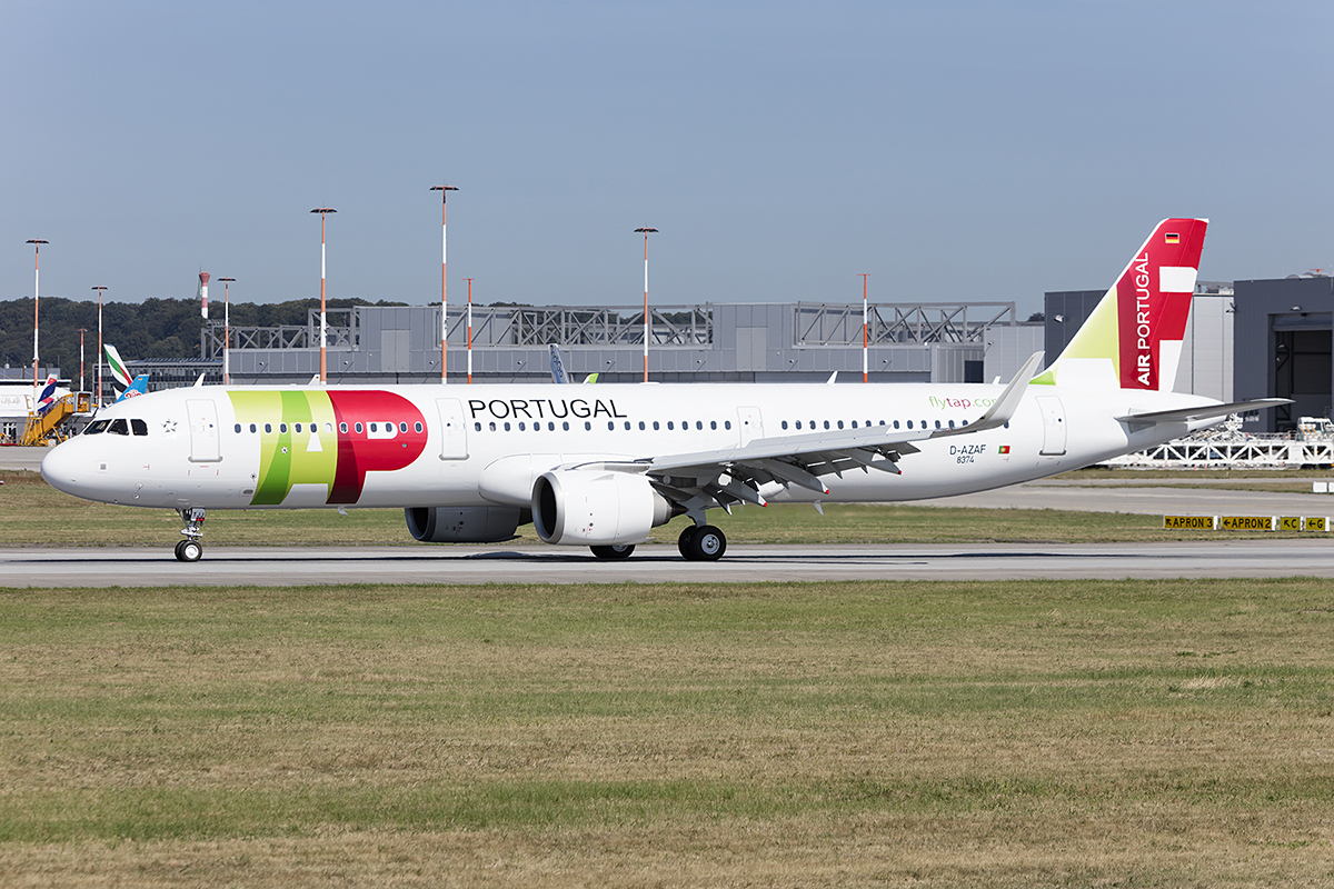 TAP - Air Portugal, D-AZAF (later Reg.: CS-TJJ ), Airbus, A321-211, 22.08.2018, Finkenwerder, Germany 

