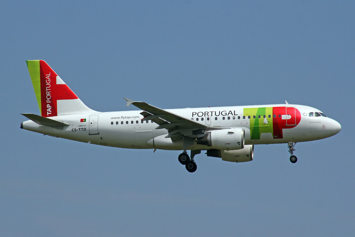 TAP Portugal, CS-TTO, Airbus A319-111, msn: 1127,  Antero de Quental , 21.Juli 2017, ZRH Zürich, Switzerland.