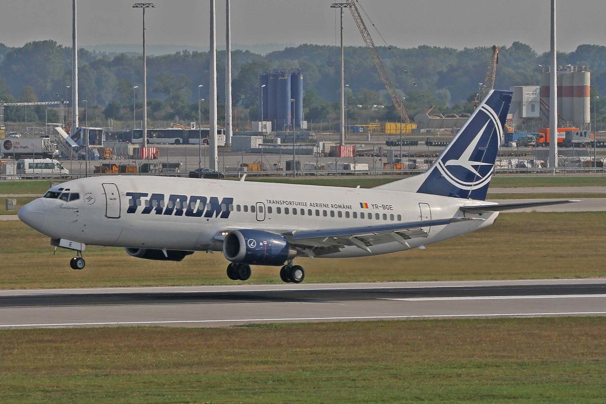 TAROM, YR-BGE, Boeing, 737-38J,  Timisoara , MUC-EDDM, Mnchen, 20.08.2018, Germany