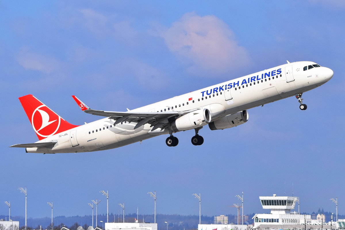 TC-JSL Turkish Airlines Airbus A321-231(WL) , 29.03.2019 , MUC
