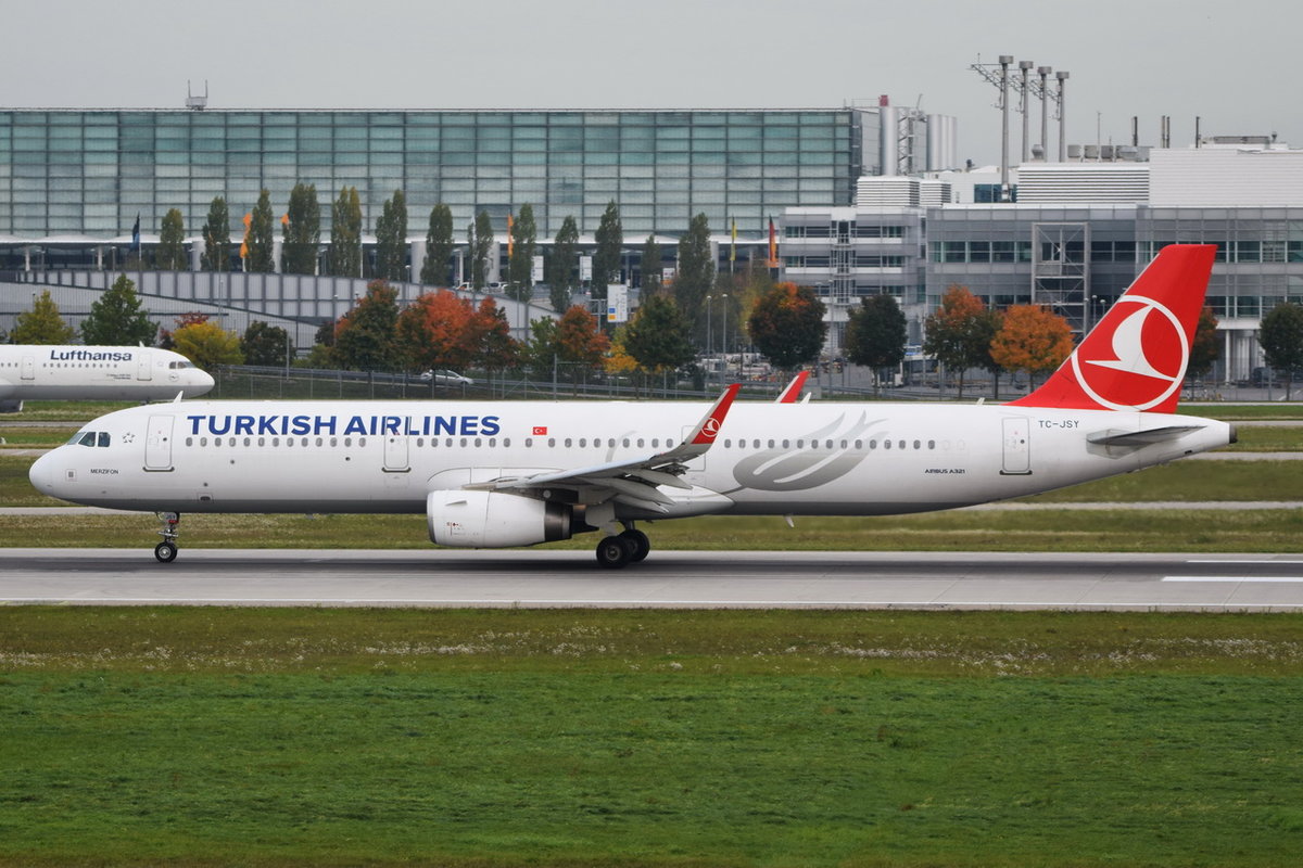 TC-JSY Turkish Airlines Airbus A321-231(WL)  , MUC , 04.10.2017