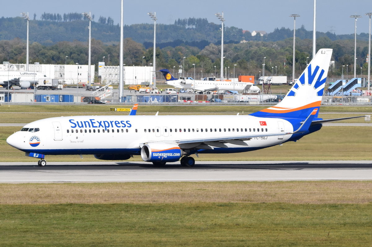 TC-SEJ SunExpress Boeing 737-8HC(WL)  , MUC , 15.10.2016