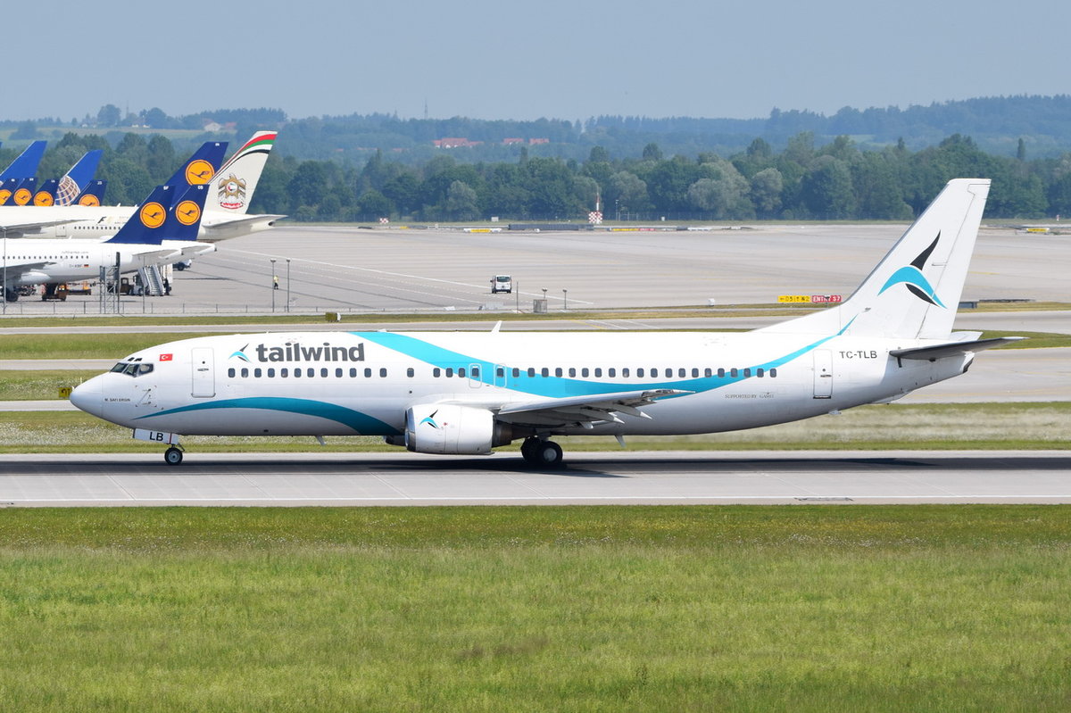 TC-TLB Tailwind Airlines Boeing 737-4Q8   , MUC , 03.06.2017