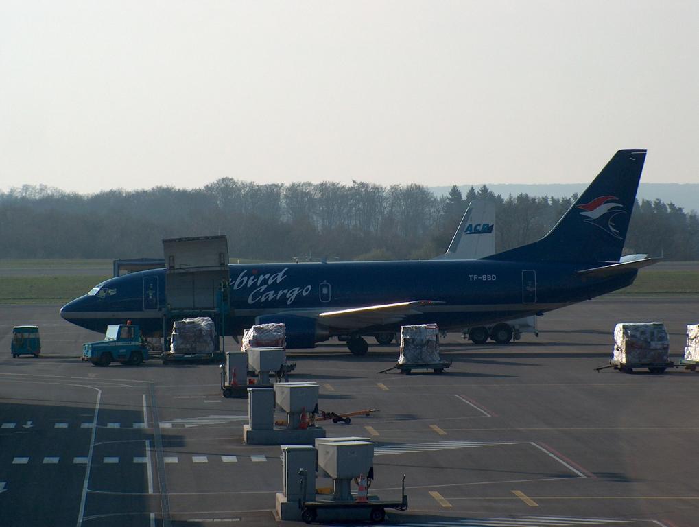 TF-BBD, Boeing 737-300F von Bluebird Cargo in Luxembourg (Aufnahmedatum nicht bekannt)