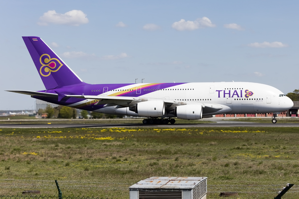 Thai Airways, HS-TUE, Airbus, A380-841, 05.05.2016, FRA, Frankfurt, Germany




