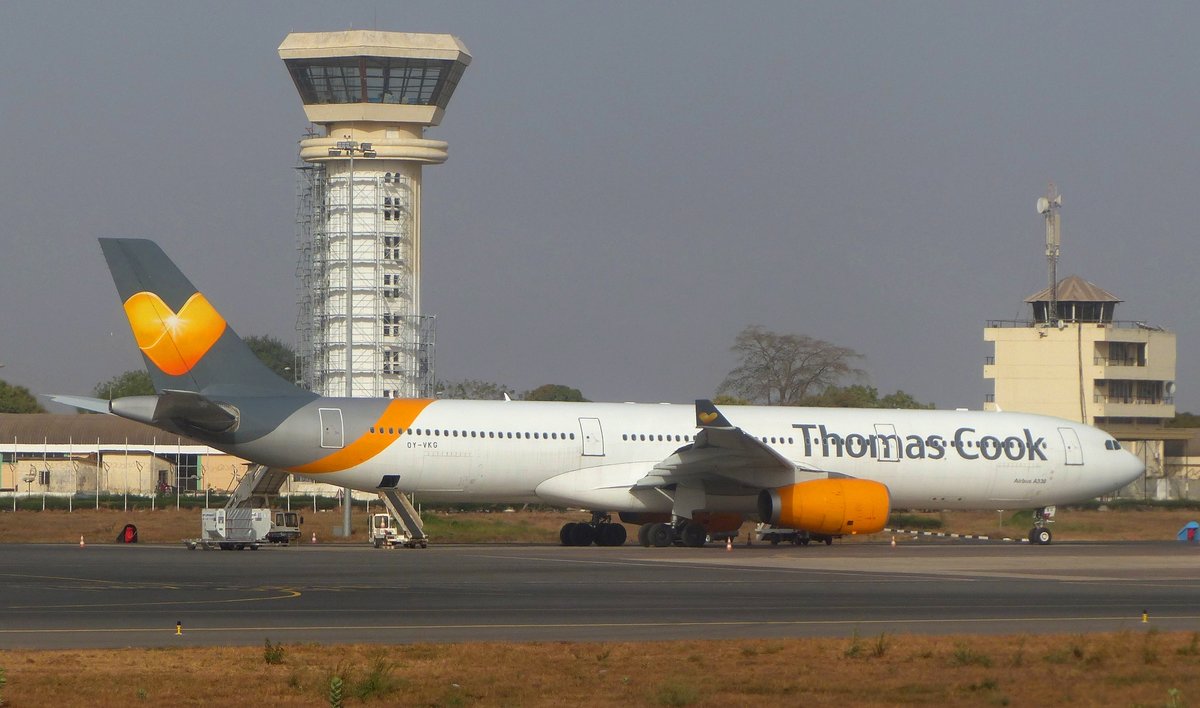Thomas Cook Airlines, Airbus A 330-343, OY-VKG, Banjul International Airport (BJL), 26.2.2019