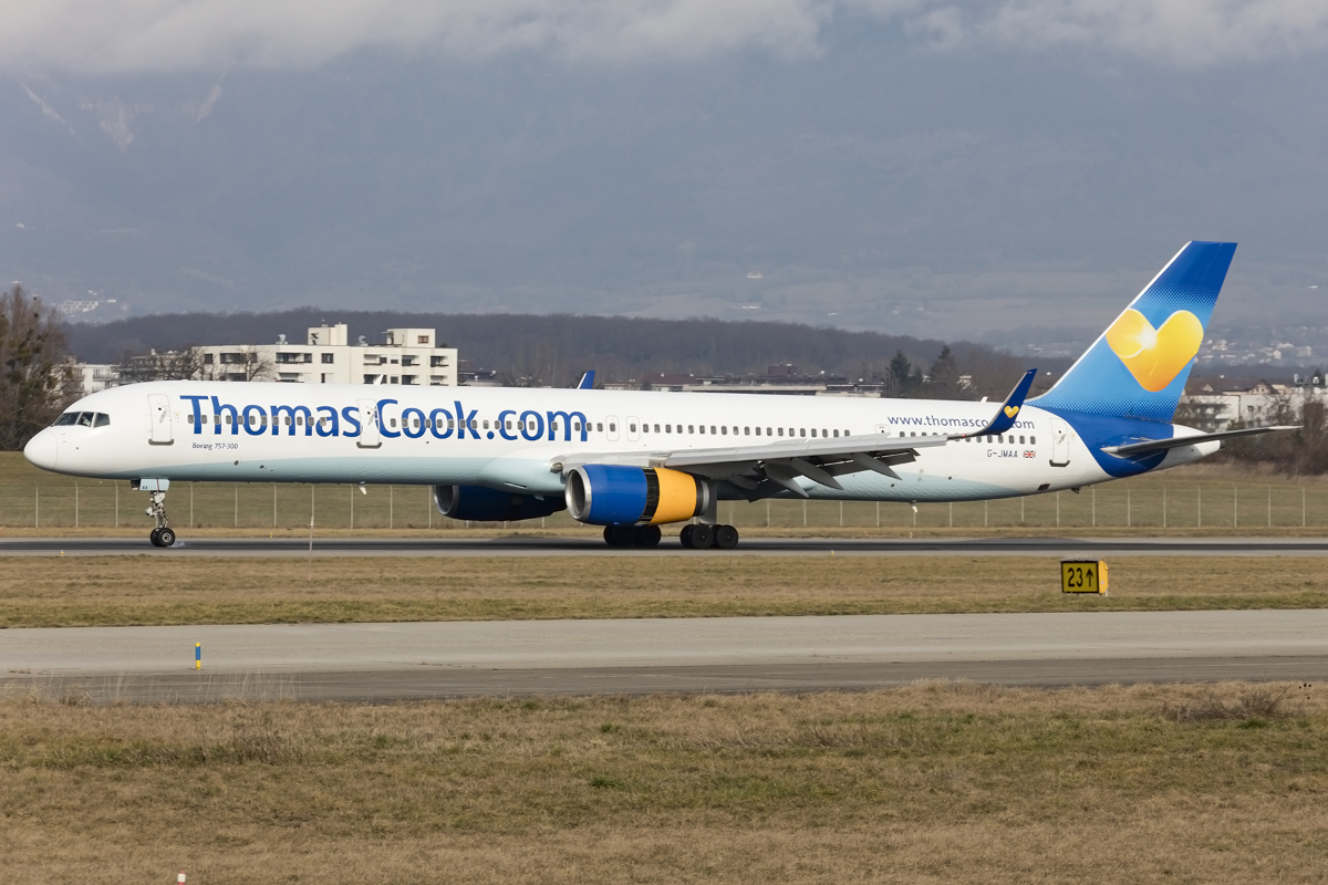 Thomas Cook Airlines, G-JMAA, Boeing, B757-3CQ, 30.01.2016, GVA, Geneve, Switzerland 



