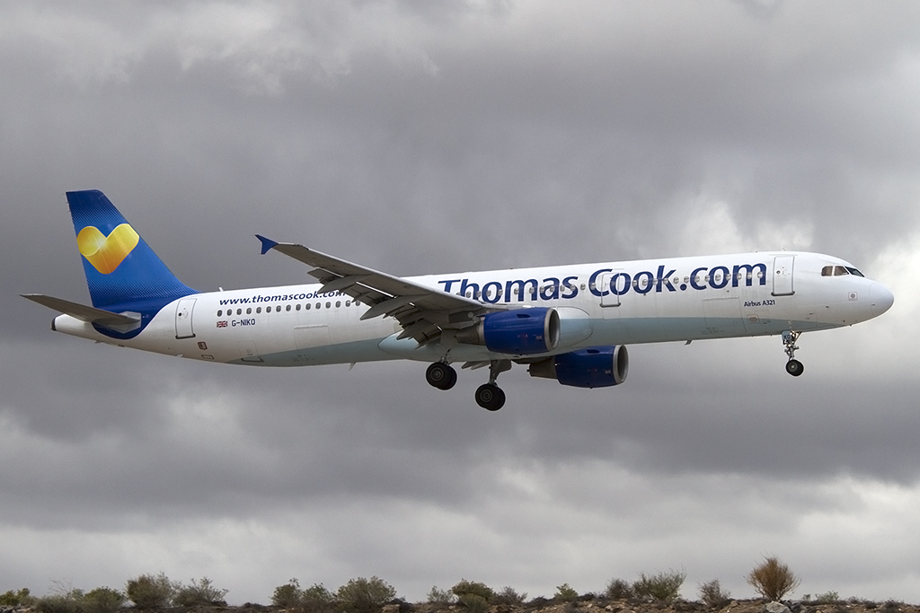 Thomas Cook Airlines, G-NIKO, Airbus, A321-211, 18.11.2013, TFS, Teneriffa-Süd, Spain 



