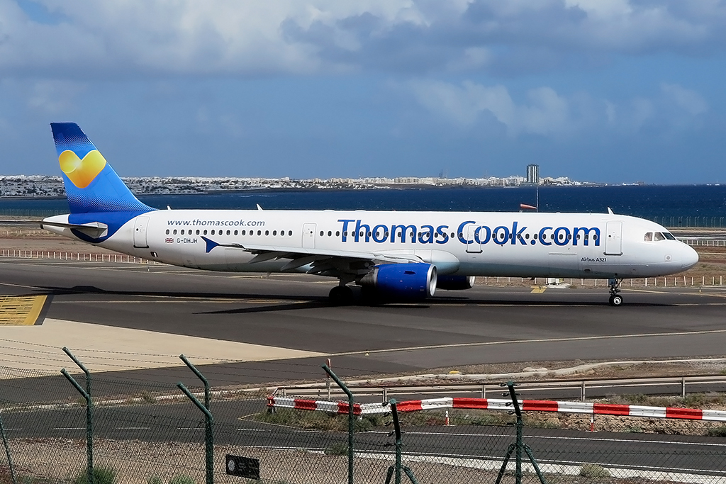 Thomas Cook, G-DHJH, Airbus, A321-211, 18.03.2015, ACE, Arrecife, Spain 





