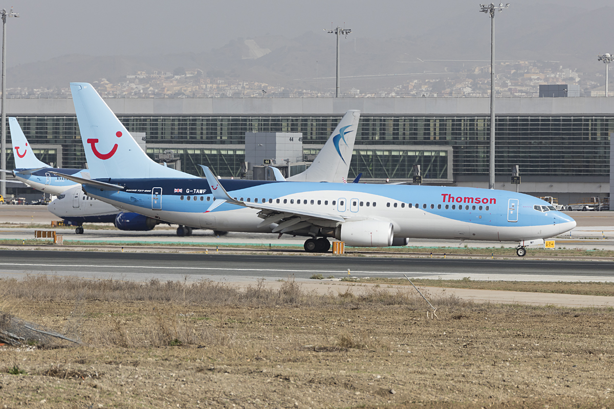 Thomson Airways, G-TAWF, Boeing, B737-8K5, 27.10.2016, AGP, Malaga, Spain



