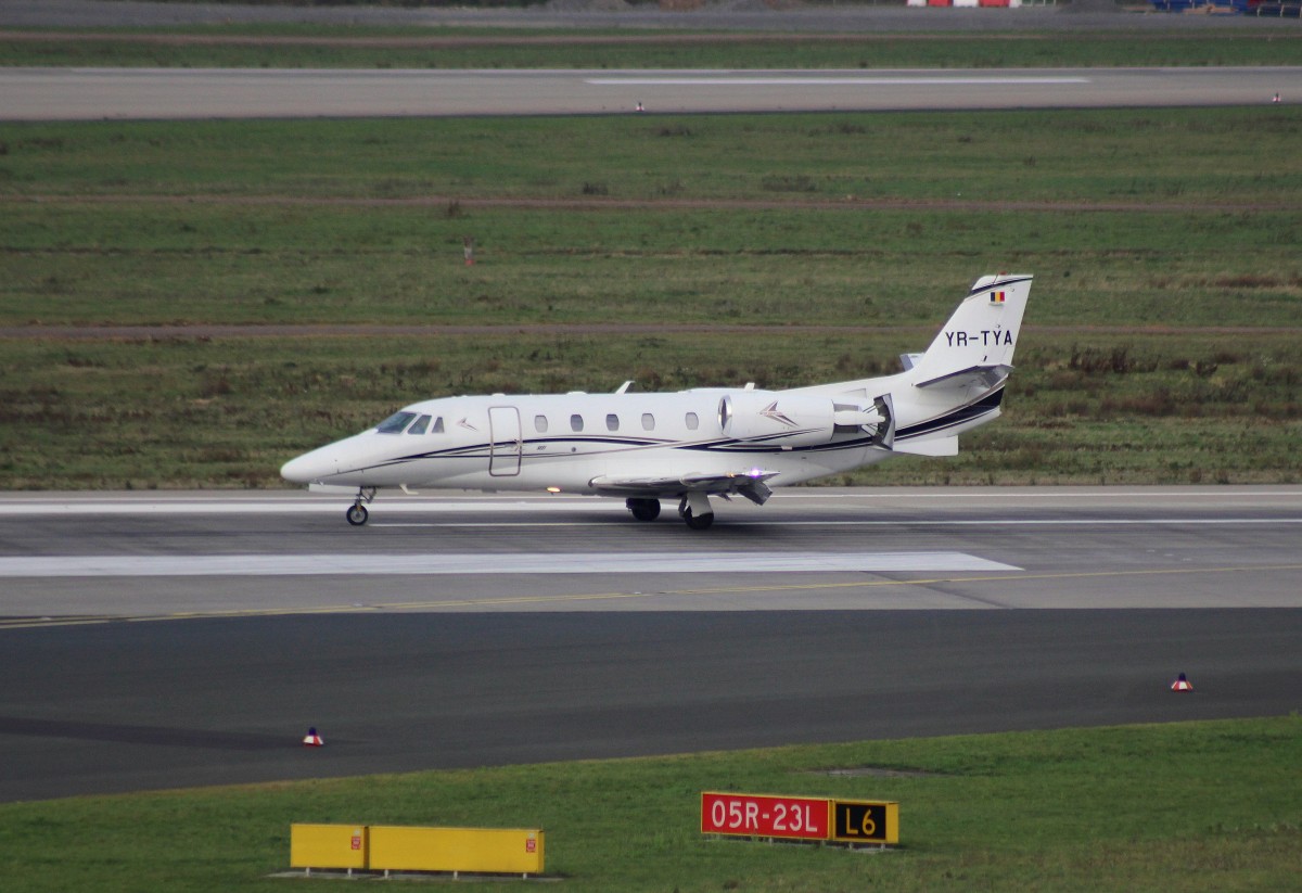 Toyo Aviation, YR-TYA,Cessna 560XLS Citation XLS+, 27.12.2015,DUS-EDDL,Düsseldorf, Germany 