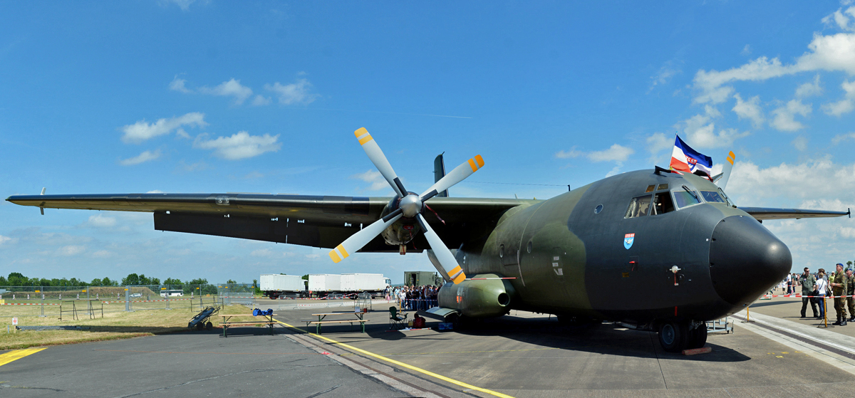 Transall C-160 D, 51+12 des LTG 63 am Tag der Bundeswehr in Nörvenich - 13.06.2015