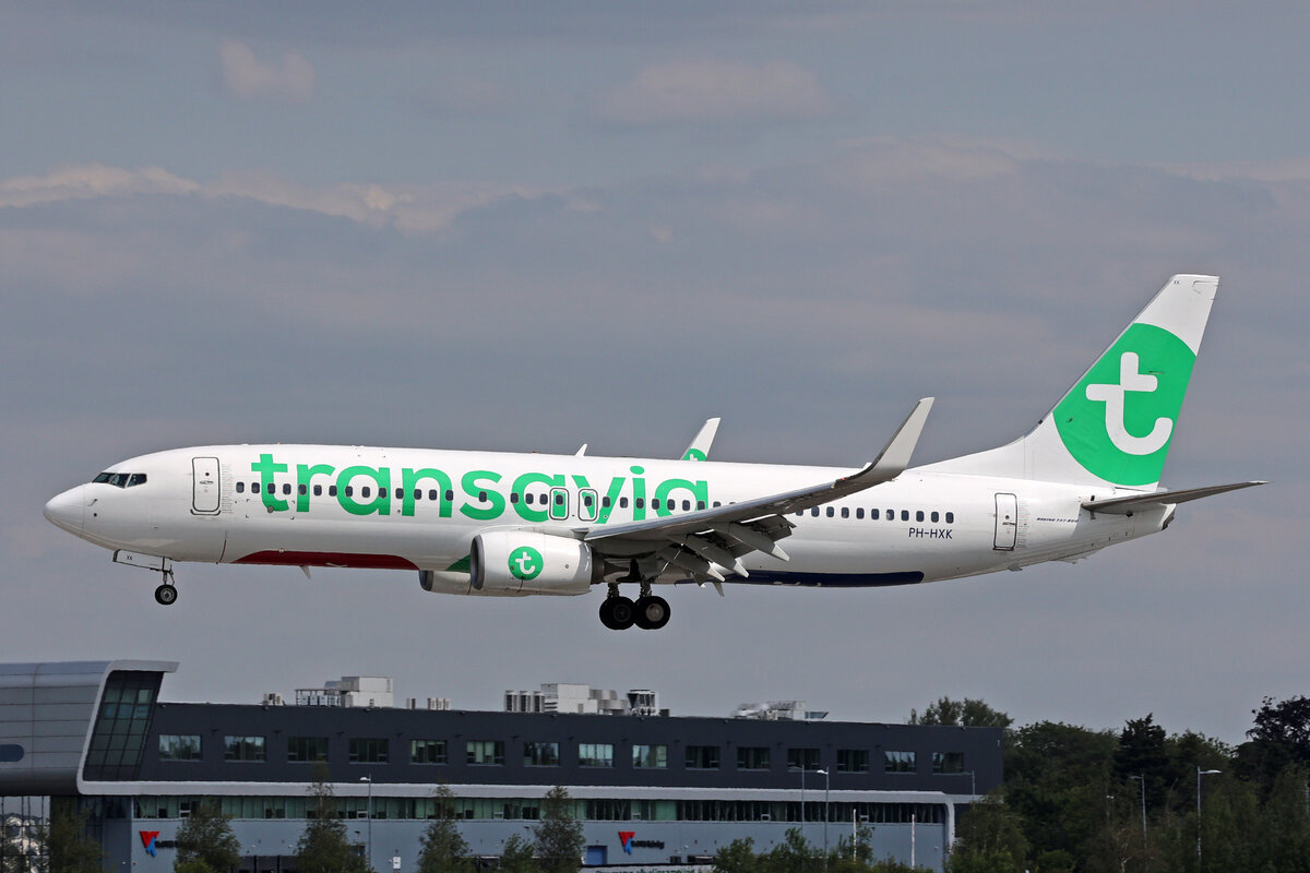 Transavia Airlines, PH-HXK, Boeing B737-8K2, msn: 62157/6380, 20.Mai 2023, AMS Amsterdam, Netherlands.