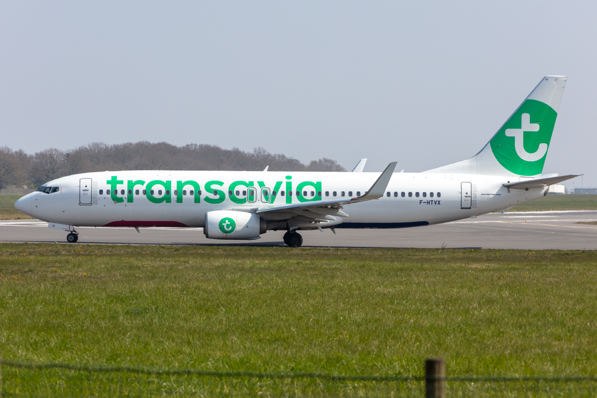 Transavia France, F-HTVX, Boeing, B737-8JP, 26.03.2022, RNS, Rennes, France