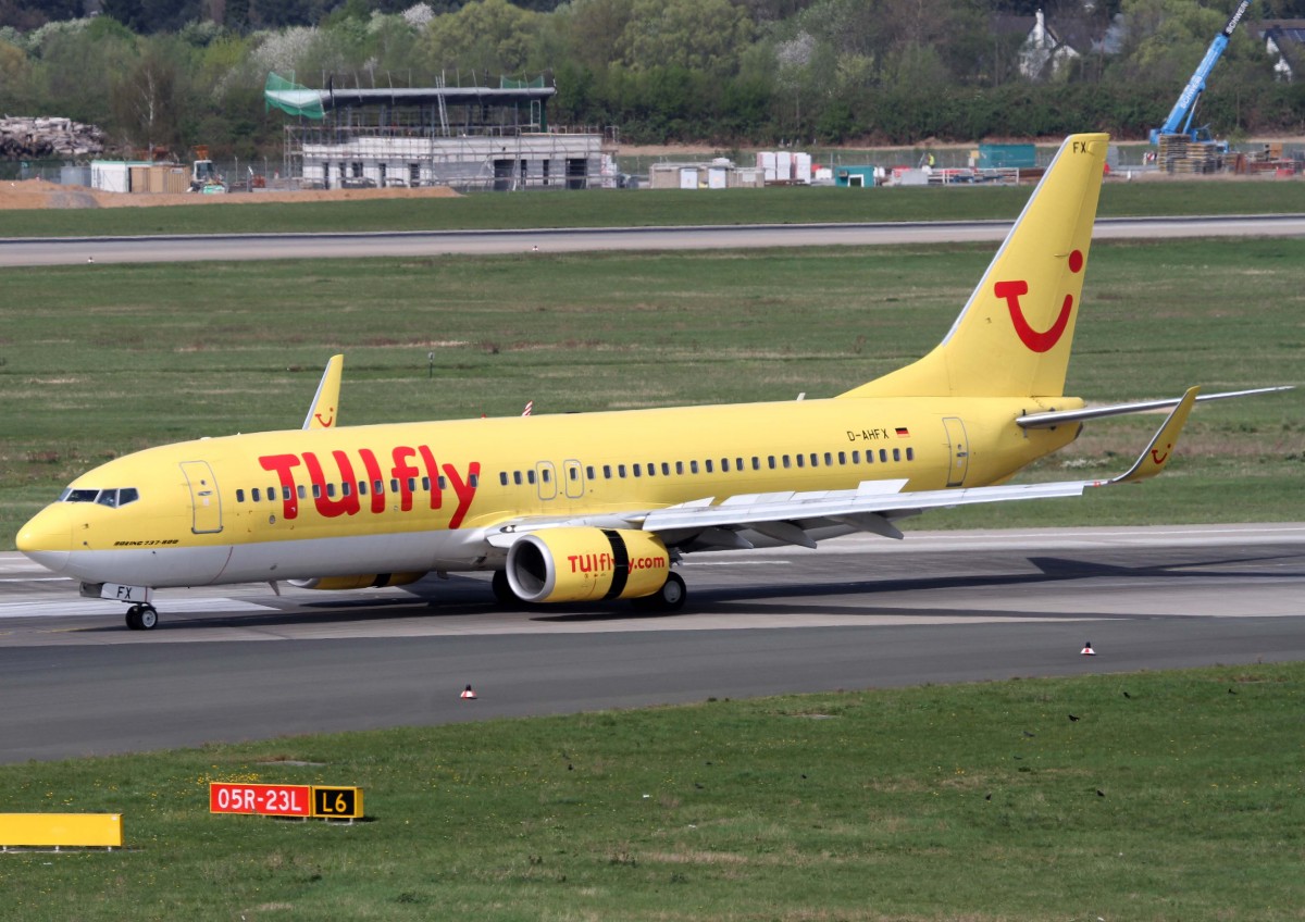TUIfly, D-AHFX, Boeing, 737-800 wl, 02.04.2014, DUS-EDDL, Dsseldorf, Germany 