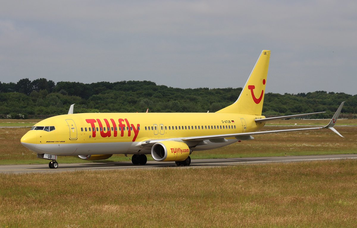 Tuifly, D-ATUB,MSN 37247, Boeing 737-8K5(WL), 18.06.2017, HAM-EDDH, Hamburg, Germany 