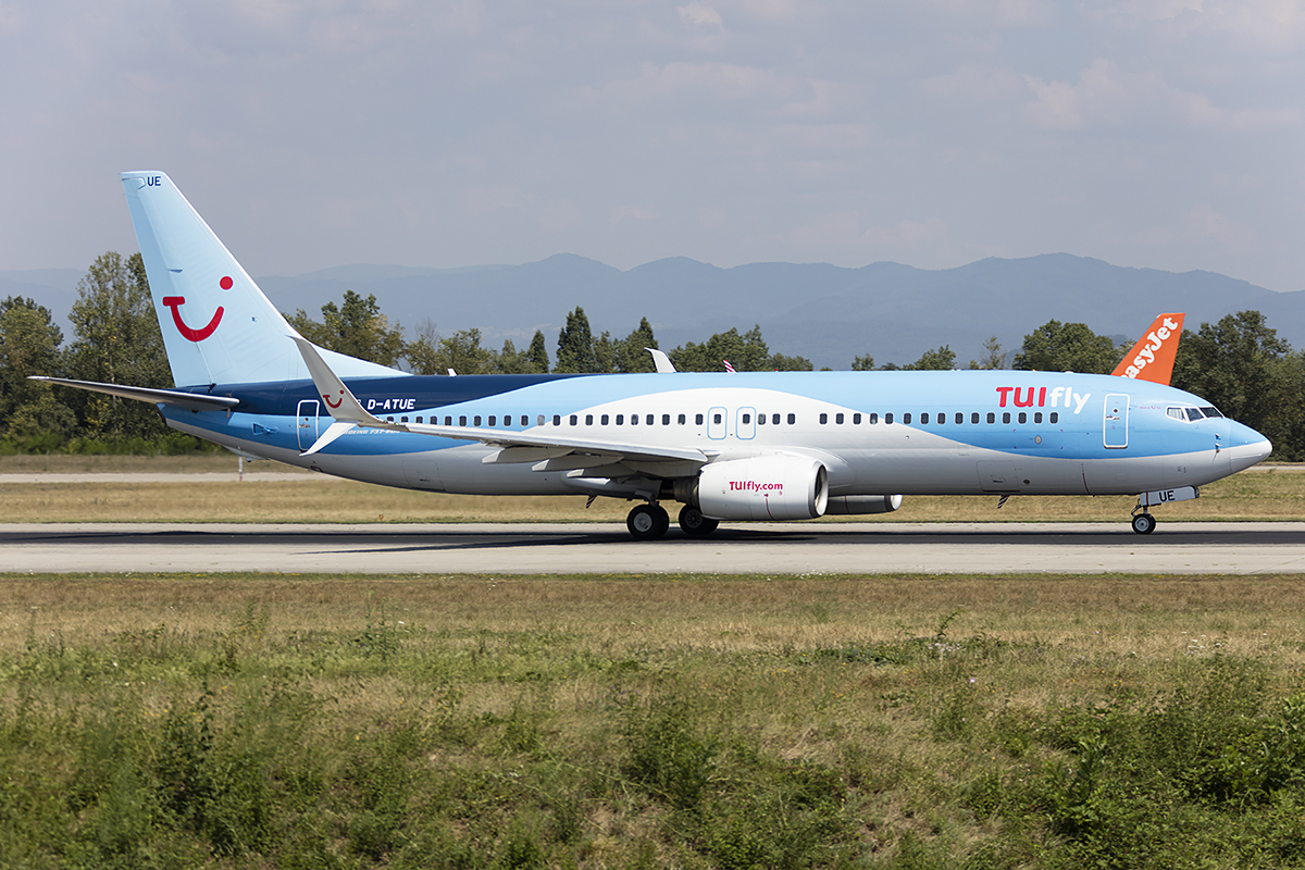 TUIfly, D-ATUE, Boeing, B737-8K5, 24.07.2018, BSL, Basel, Switzerland 



