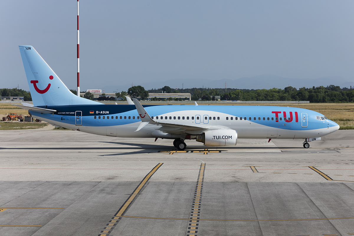 TUIfly, D-ATUN, Boeing, B737-8K5, 10.06.2018, TRS, Triest, Italien



