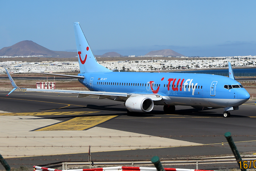 TUIfly - Nordic, SE-RFT, Boeing, B737-8K5, 16.03.2015, ACE, Arrecife, Spain 




