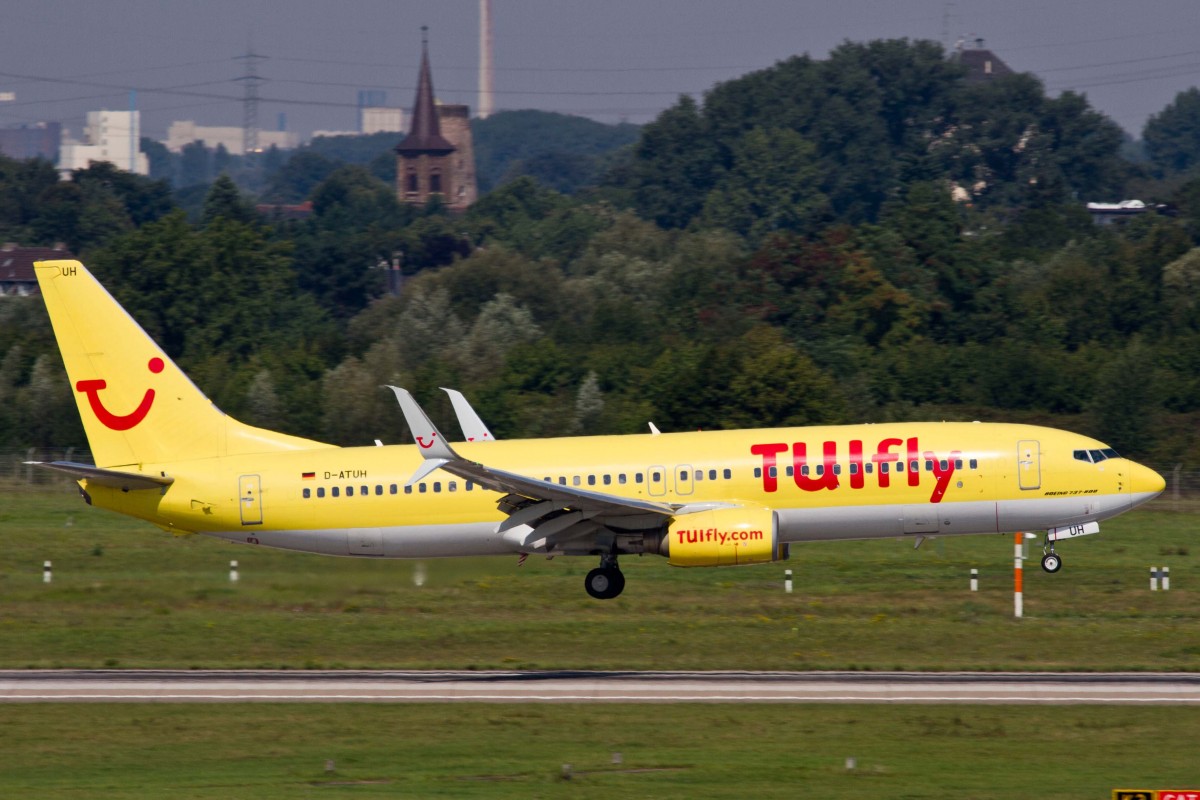 TUIfly (X3/TUI), D-ATUH, Boeing, 737-8K5 sswl, 22.08.2015, DUS-EDDL, Düsseldorf, Germany