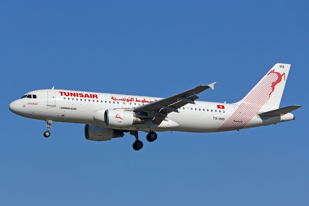 Tunis Air, TS-IMS, Airbus A320-214, msn: 4689,  Dougga , 29.September 2012, FRA Frankfurt, Germany.