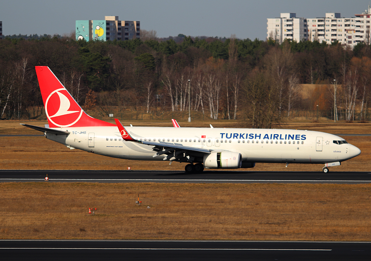 Turkish Airlines, Boeing B 737-8F2, TC-JHS, TXL, 04.03.2017