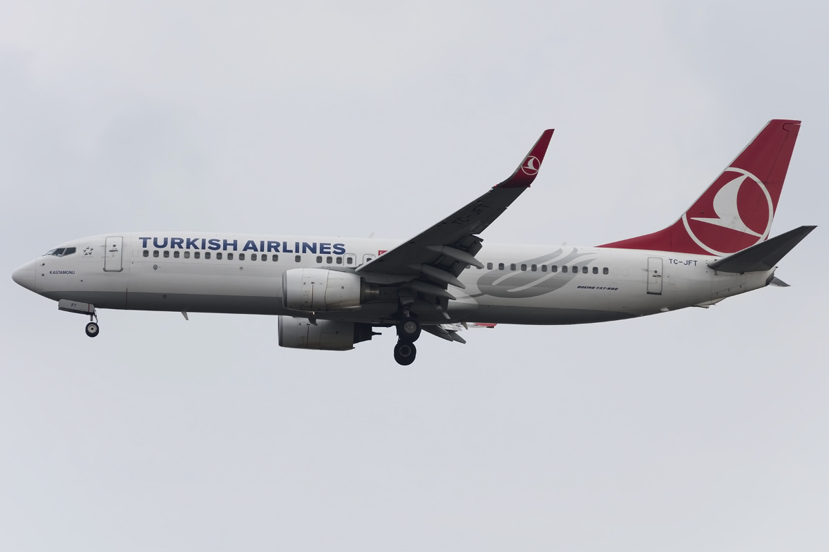 Turkish Airlines, TC-JFT, Boeing, B737-8F2, 25.03.2016, MXP, Mailand, Italy 




