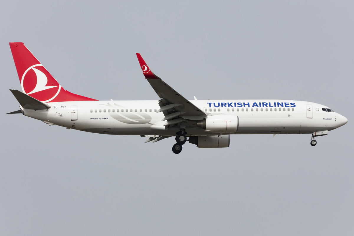 Turkish Airlines, TC-JGY, Boeing, B737-8F2, 02.04.2016, FRA, Frankfurt, Germany 




