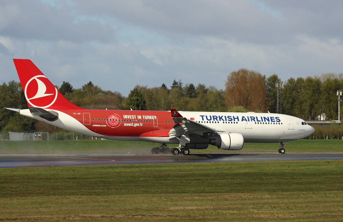 Turkish Airlines, TC-JIZ, MSN 1118, Airbus A 330-223,22.04.2017, HAM-EDDH, Hamburg, Germany (Invest in Turkey livery & Name: Alacahoyuk) 
