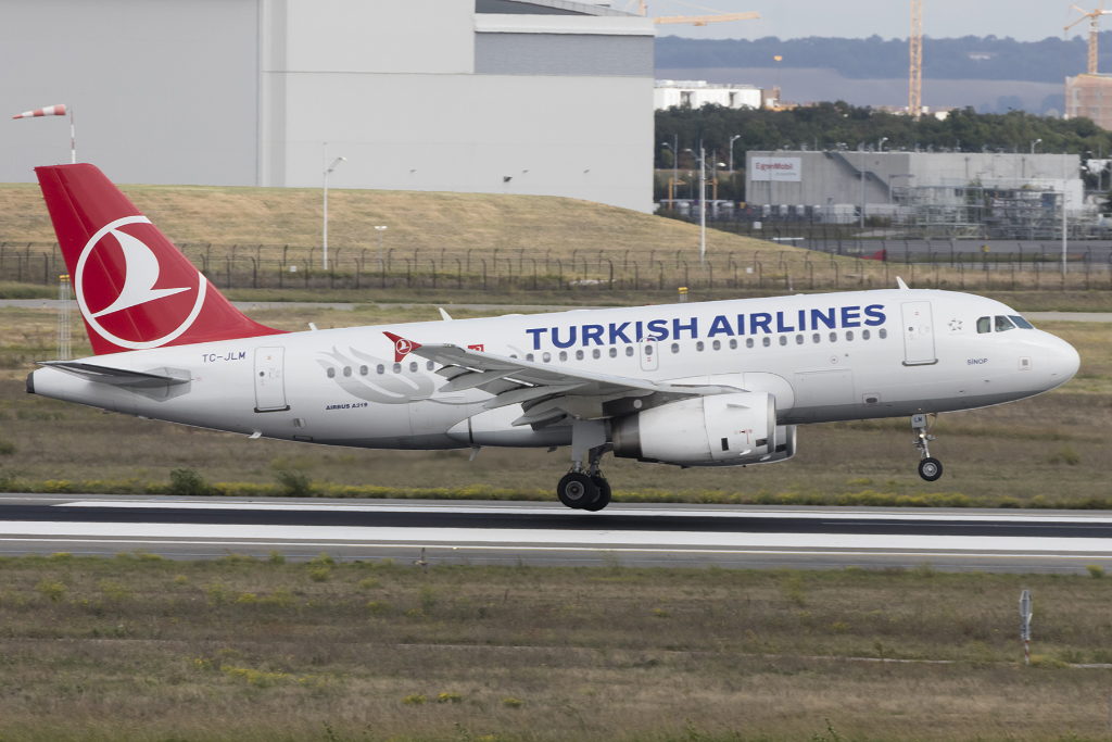 Turkish Airlines, TC-JLM, Airbus, A319-132, 29.09.2015, TLS, Toulouse, France 



