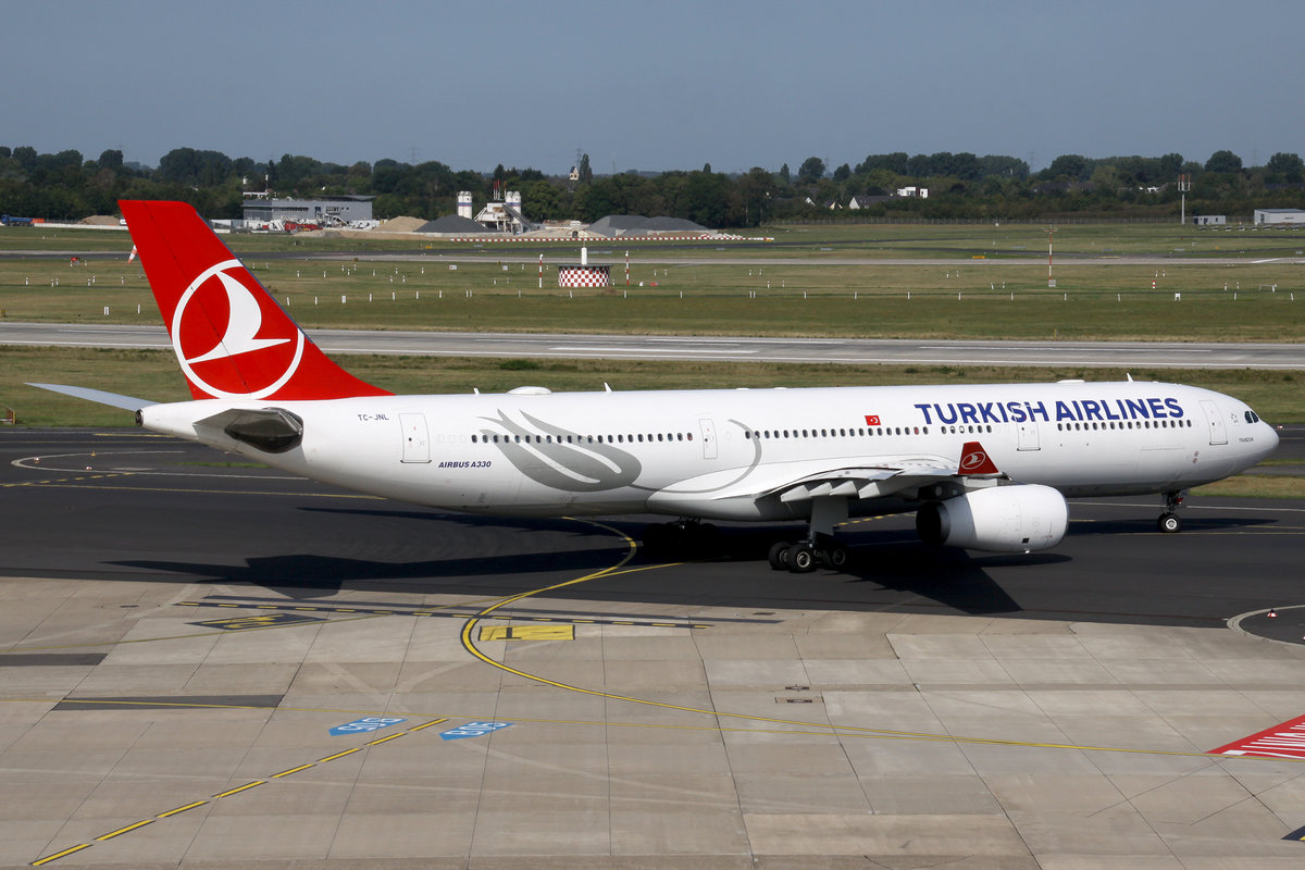 Turkish Airlines, TC-JNL  Trabzon , Airbus, A 330-343, DUS-EDDL, Düsseldorf, 21.08.2019, Germany 