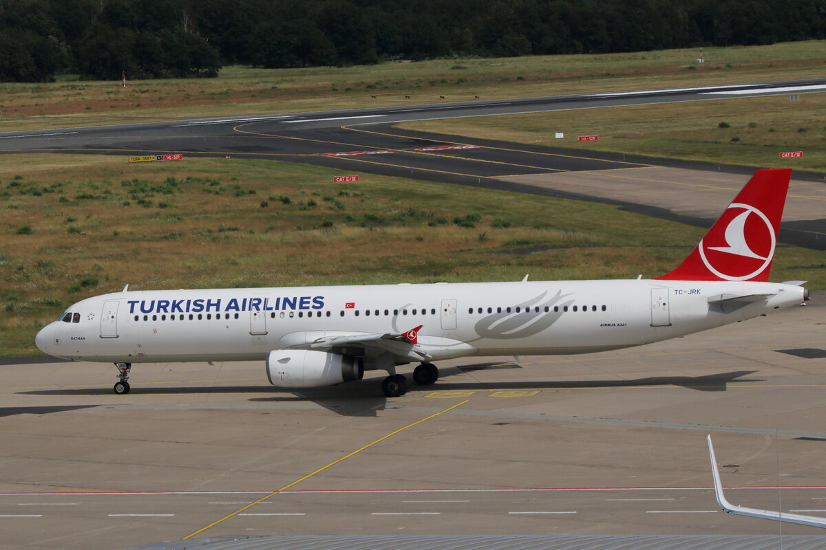 Turkish Airlines, TC-JRK, Airbus A321-231, Köln-Bonn (EDDK), 20.06.2021.