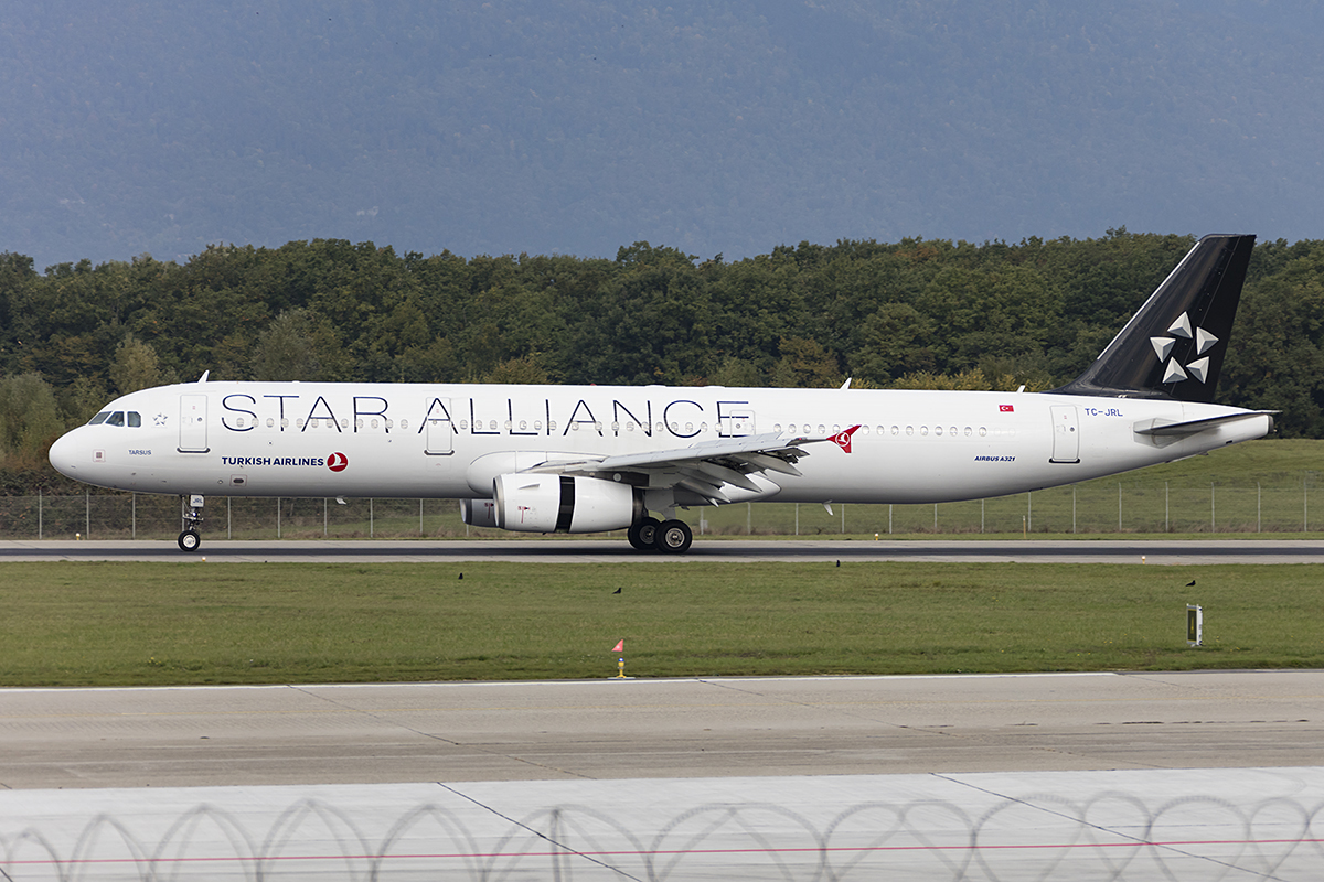 Turkish Airlines, TC-JRL, Airbus, A321-231, 24.09.2017, GVA, Geneve, Switzerland 




