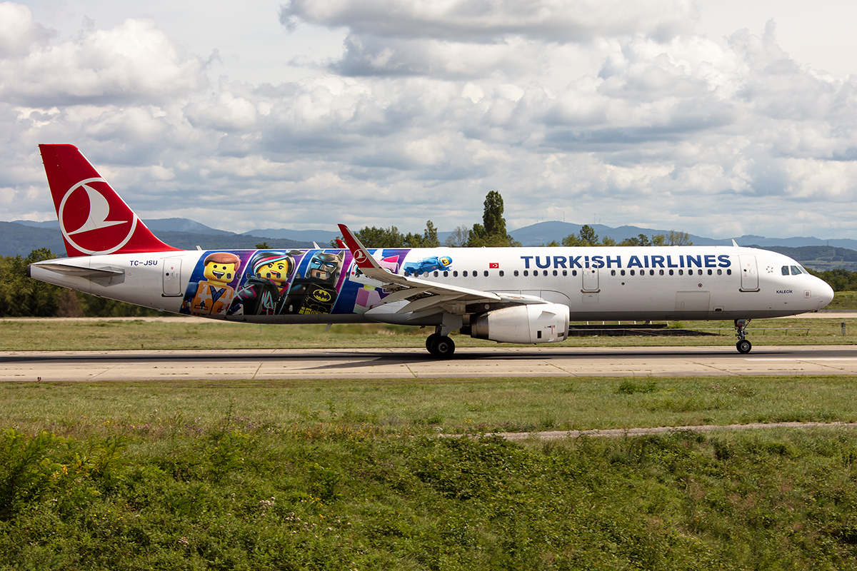 Turkish Airlines, TC-JSU, Airbus, A321-231 13.08.2019, BSL, Basel, Switzerland







