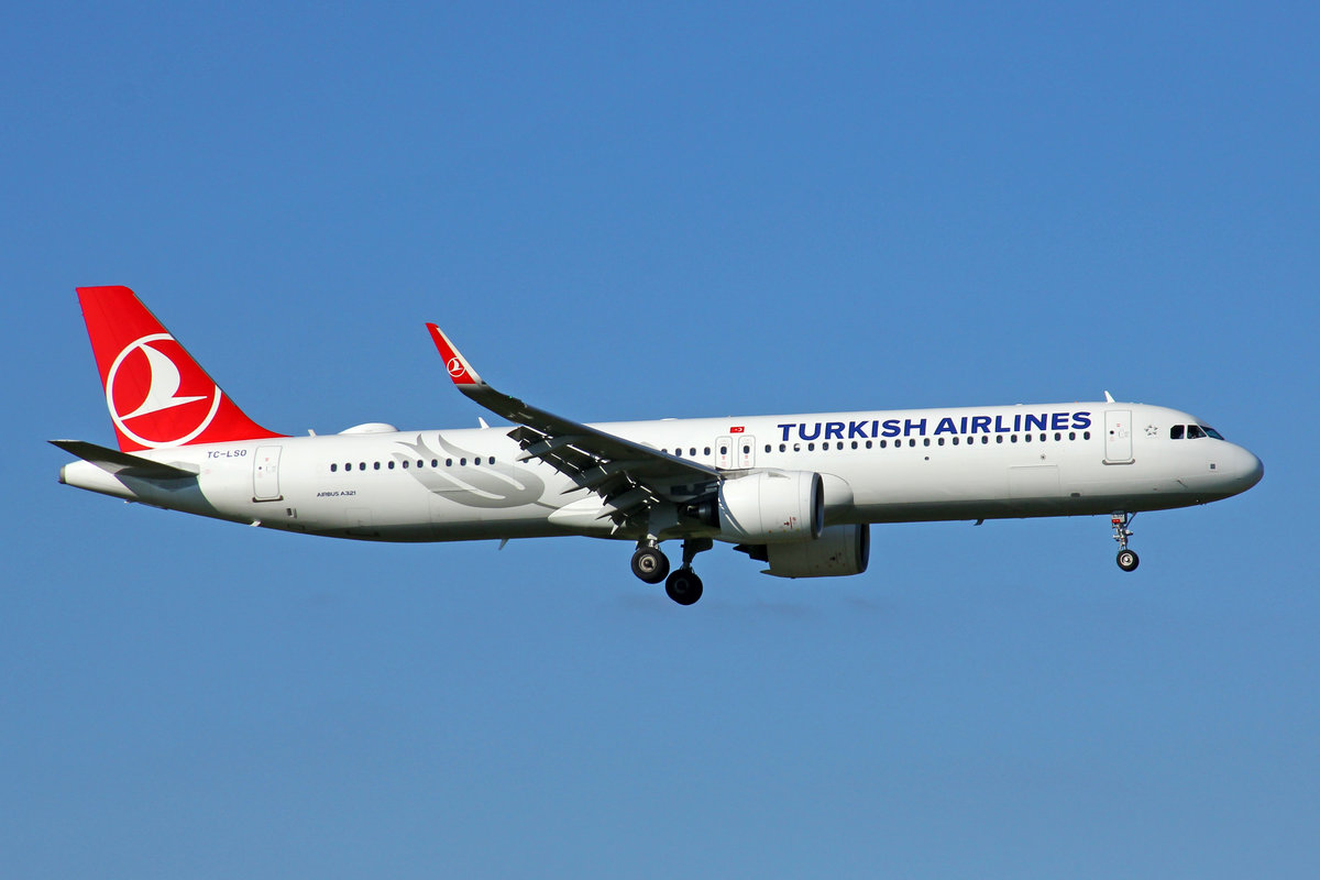 Turkish Airlines, TC-LSO, Airbus A321-271NX, msn: 9095, 05.August 2020, ZRH Zürich, Switzerland.