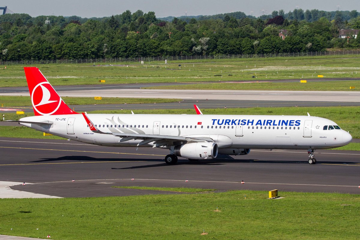 Turkish Airlines (TK-THY), TC-JTE  Polatli , Airbus, A 321-231 sl, 17.05.2017, DUS-EDDL, Düsseldorf, Germany 