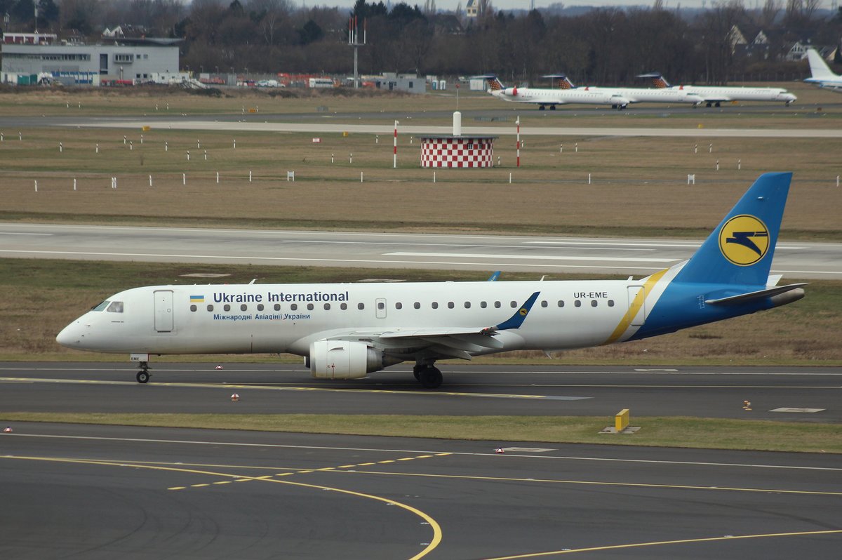 Ukraine International Airlines, UR-EME, Embraer ERJ190-100LR, 26.02.2017, DUS-EDDL, Düsseldorf, Germany 
