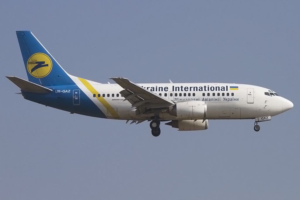 Ukraine International Airlines, UR-GAZ, Boeing, B737-55D, 09.03.2014, ZRH, Zürich, Switzerland 



