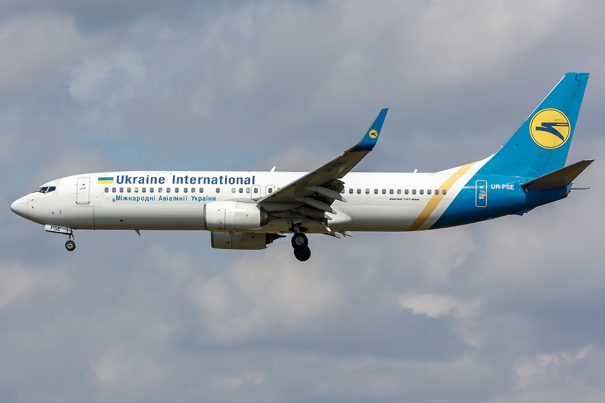 Ukraine International Airlines, UR-PSE, Boeing, B737-84R, 16.08.2021, BER, Berlin, Germany