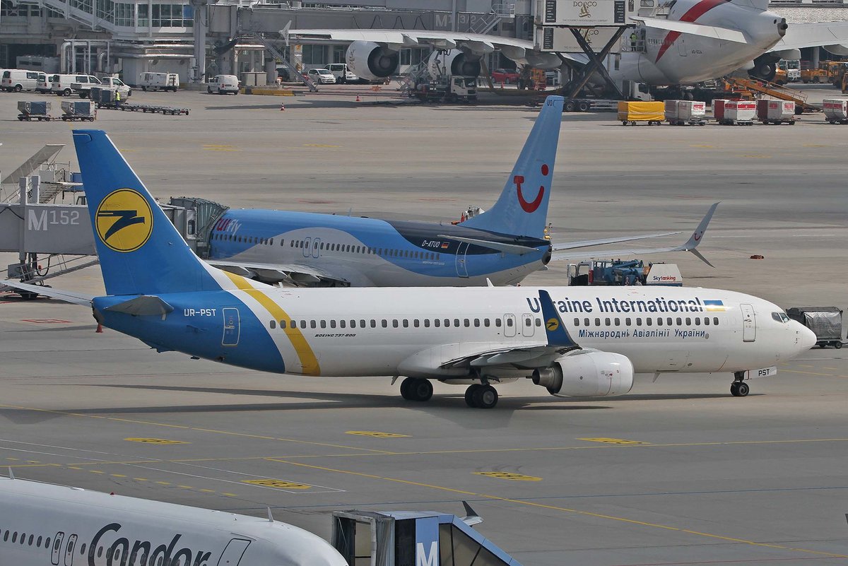 Ukraine International Airlines, UR-PST, Boeing, 737-8AS wl, MUC-EDDM, München, 05.09.2018, Germany