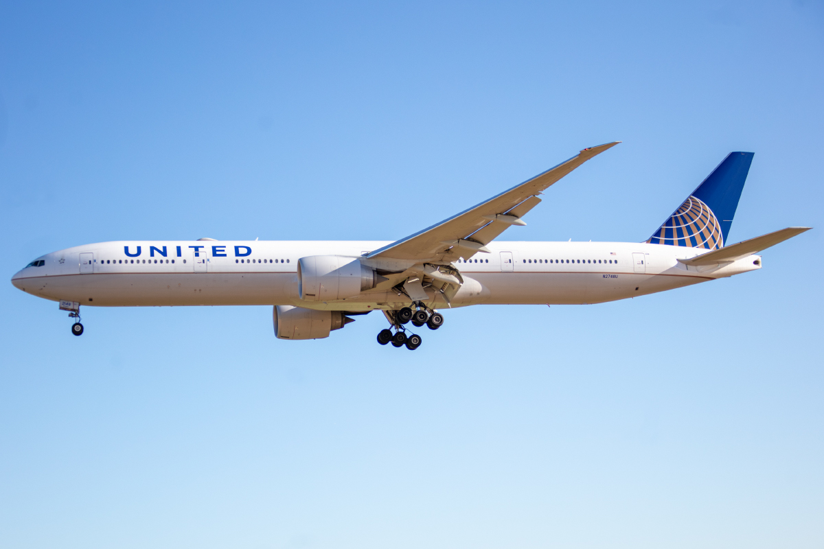 United Airlines, N2748U, Boeing, B777-322ER 24.06.2023, BRU, Brüssel, Belgien