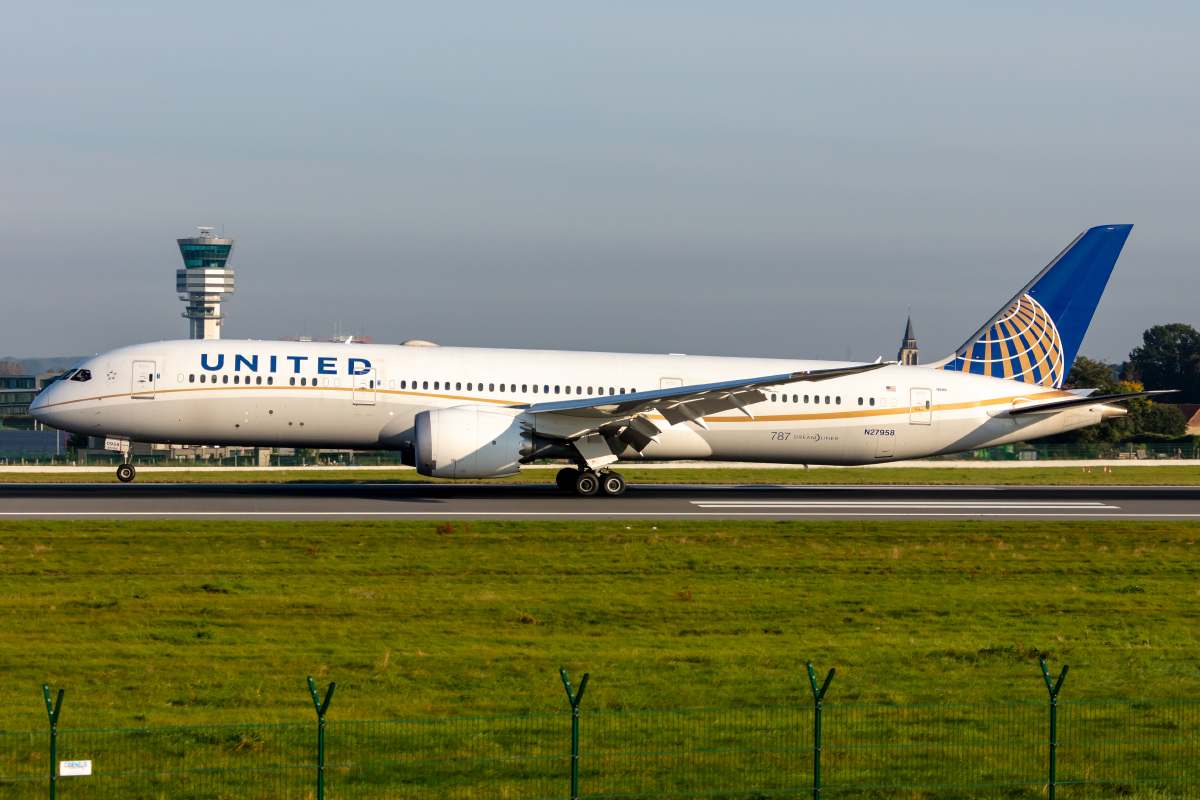 United Airlines, N27958, Boeing, B787-9, 21.09.2021, BRU, Brüssel, Belgium