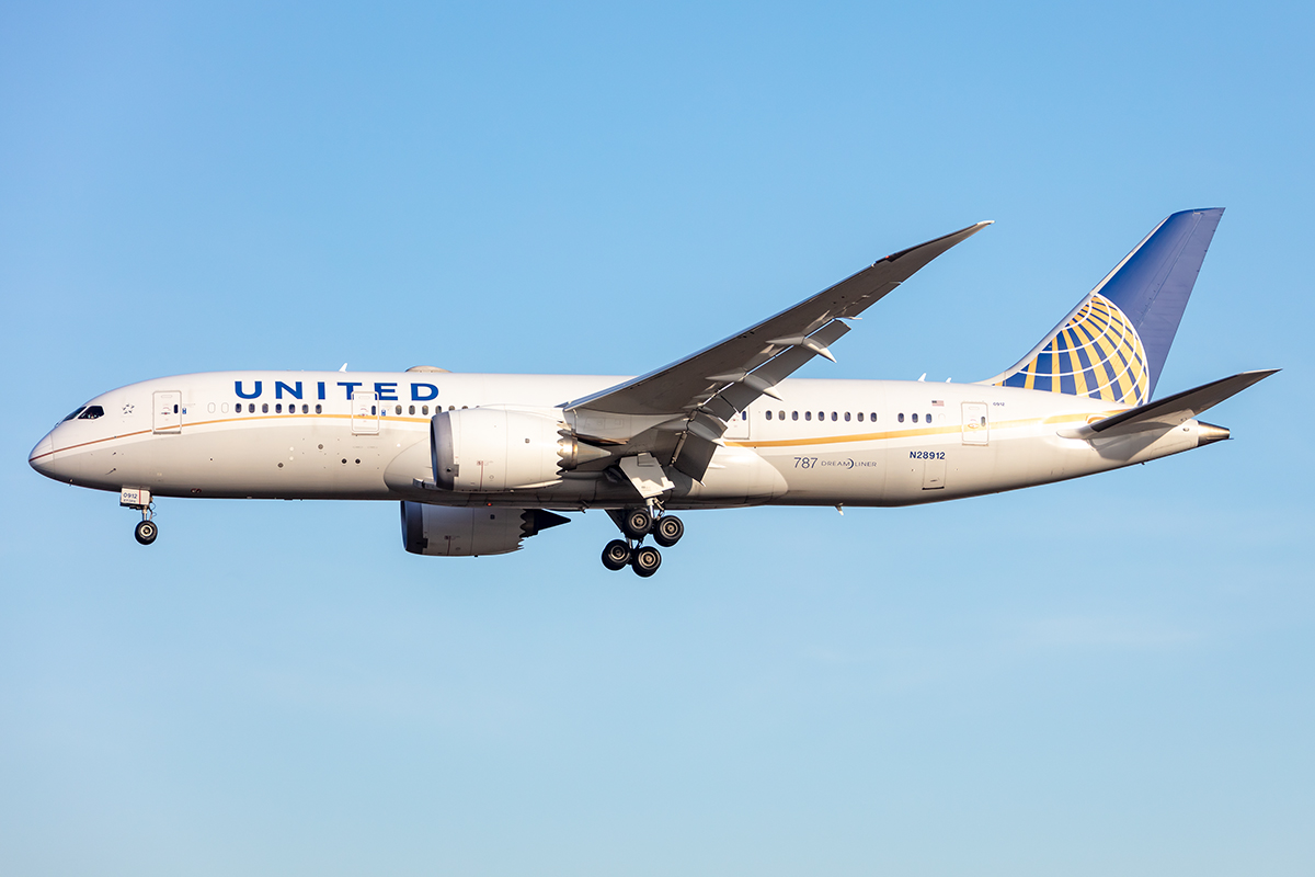 United Airlines, N28912, Boeing, B787-8, 21.02.2021, FRA, Frankfurt, Germany