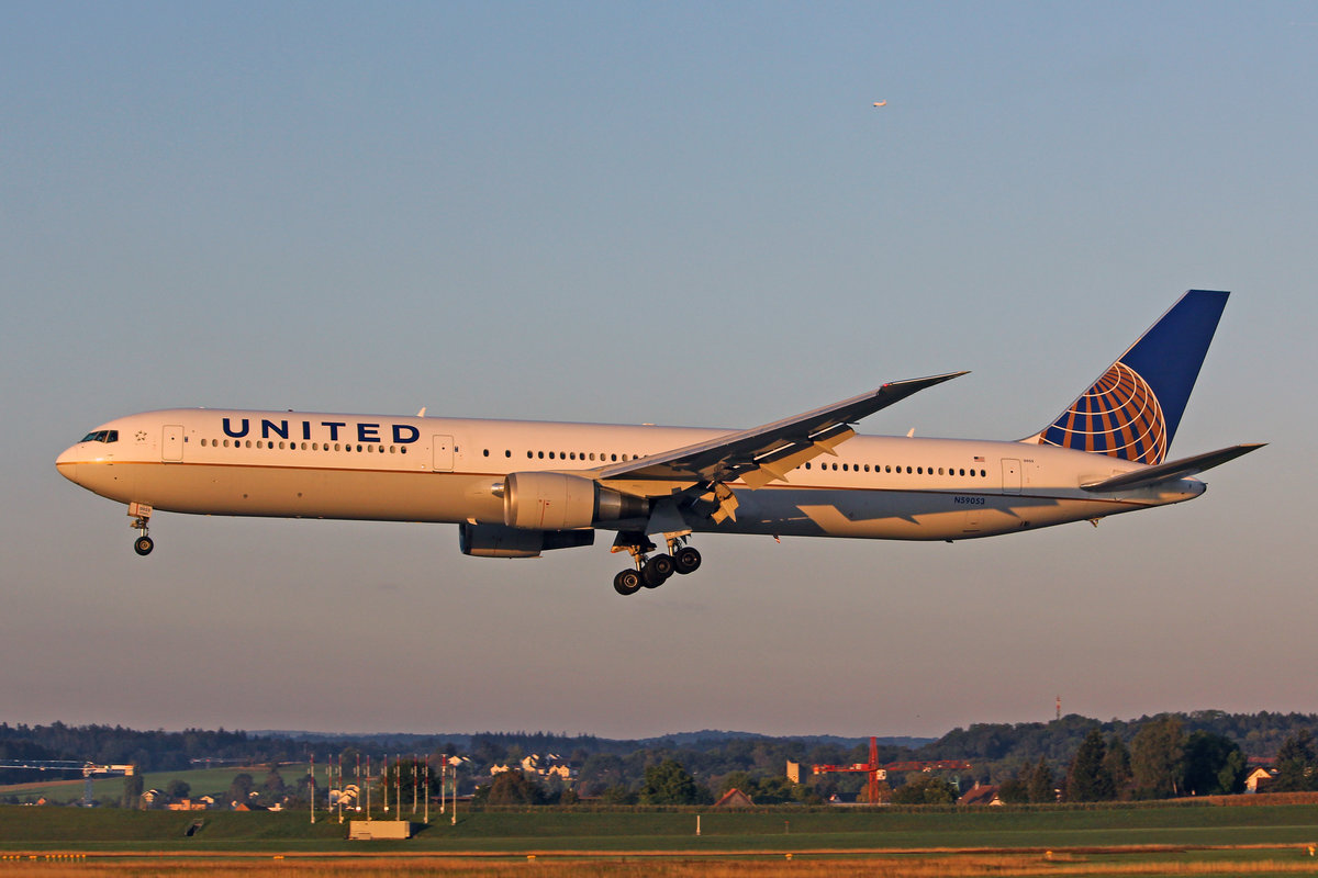 United Airlines, N59053, Boeing B767-424ER, msn: 29448/809, 10.September 2018, ZRH Zürich, Switzerland.