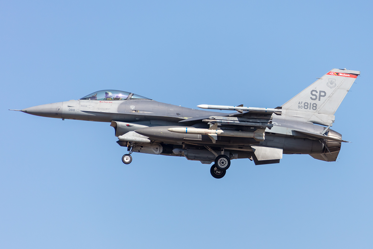 U.S. Air Force, 90-0818, General Dynamics, F-16CM Fighting Falcon, 24.03.2021, RMS, Ramstein, Germany